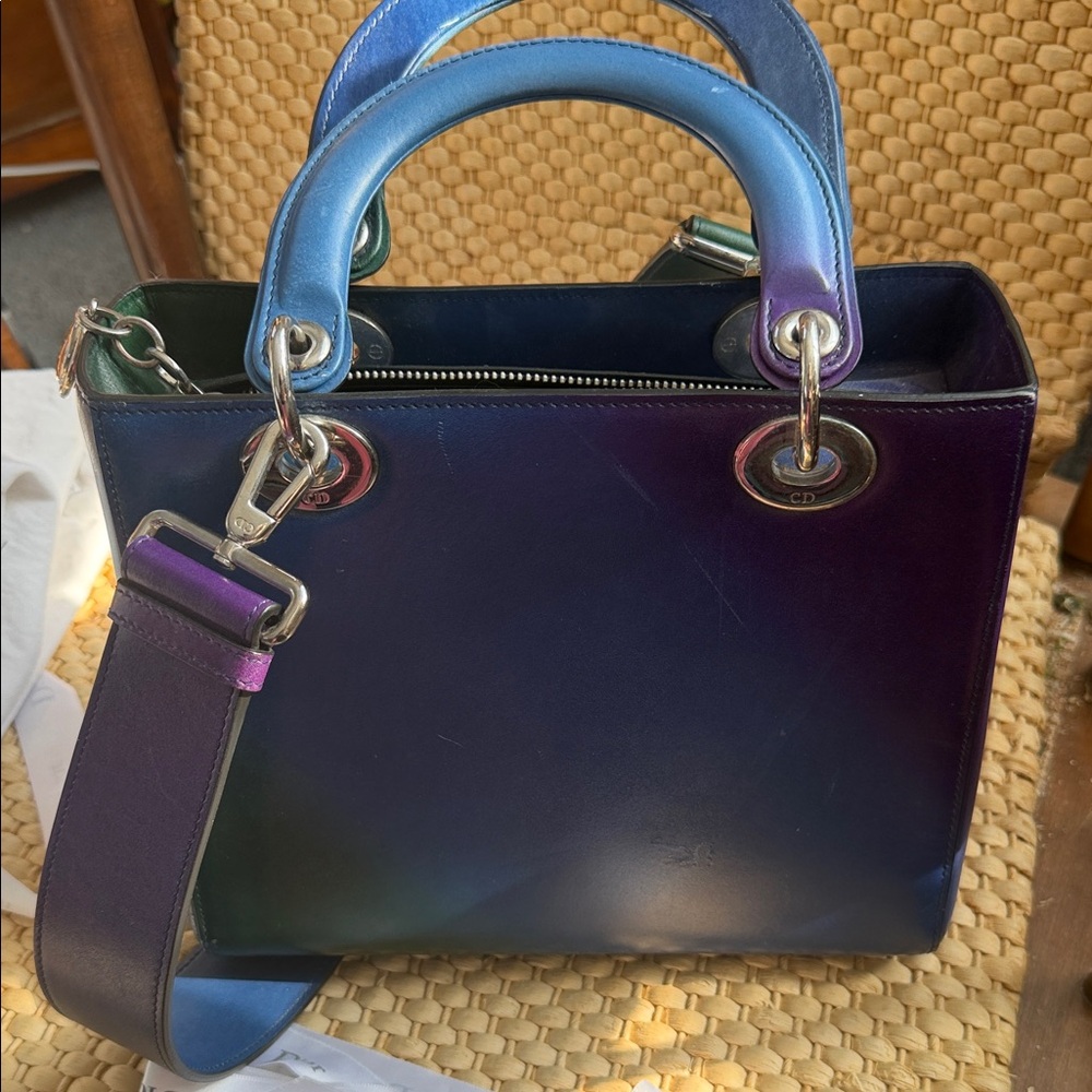 Auth. Lady Dior Medium Tote - Rehab Needed